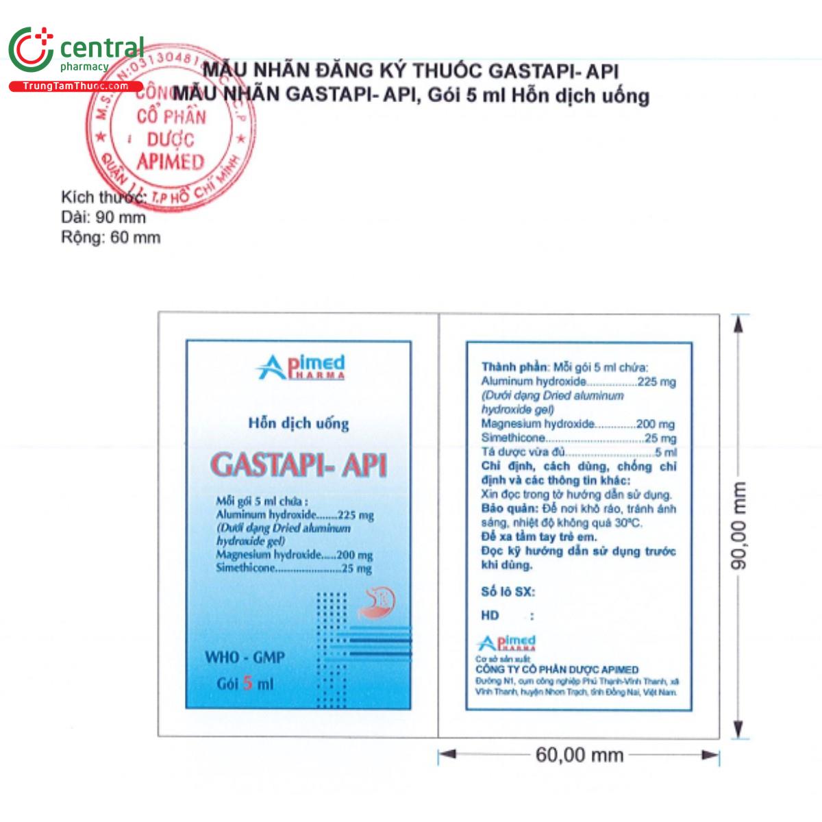 gastapi api 5ml 5 T8611 gastapi api 5ml 5 T8611