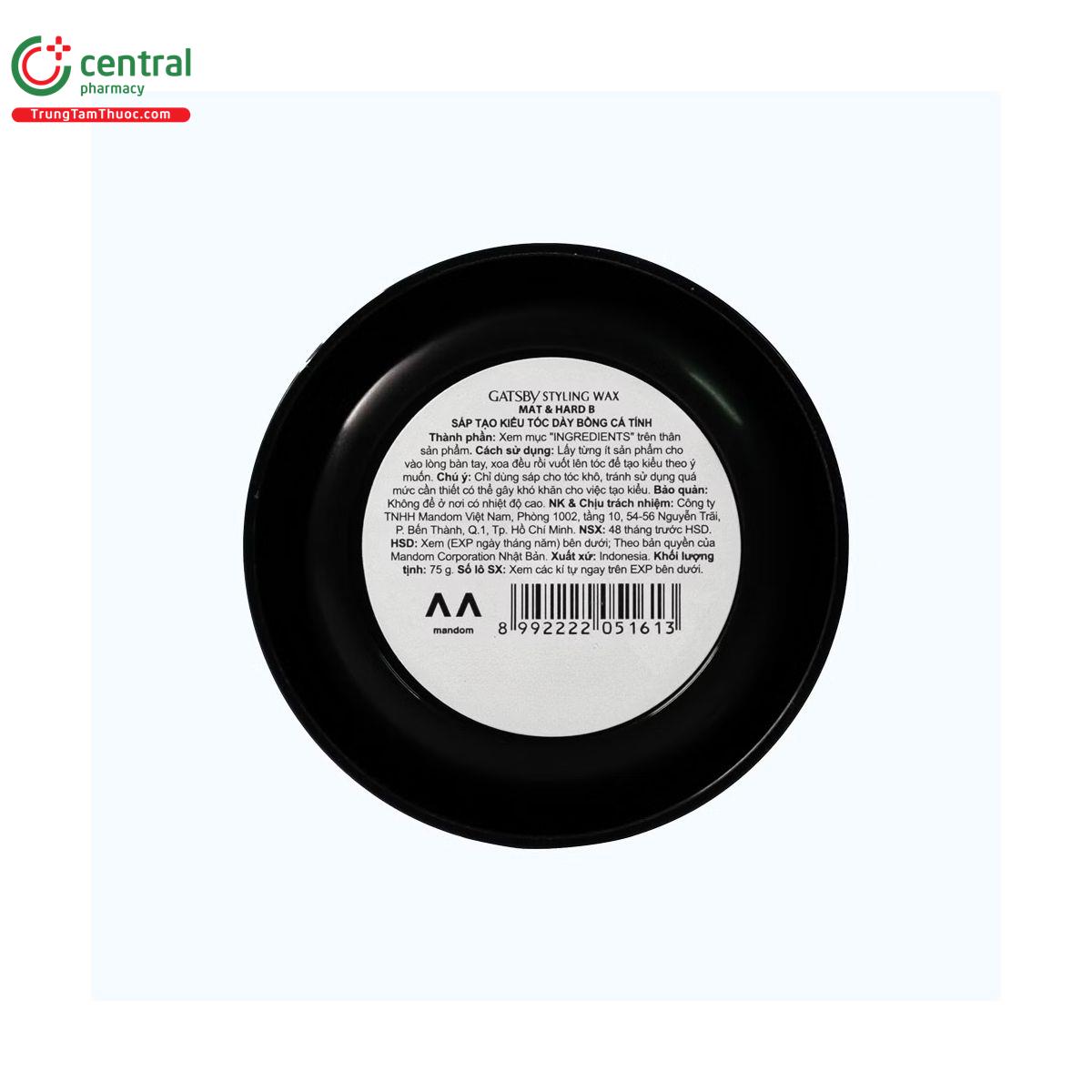 gatsby styling wax mat va hard 3 P6316