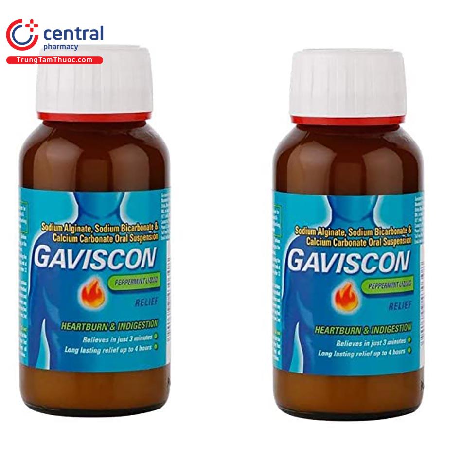 gaviscon liquid peppermint 150ml 3 S7631