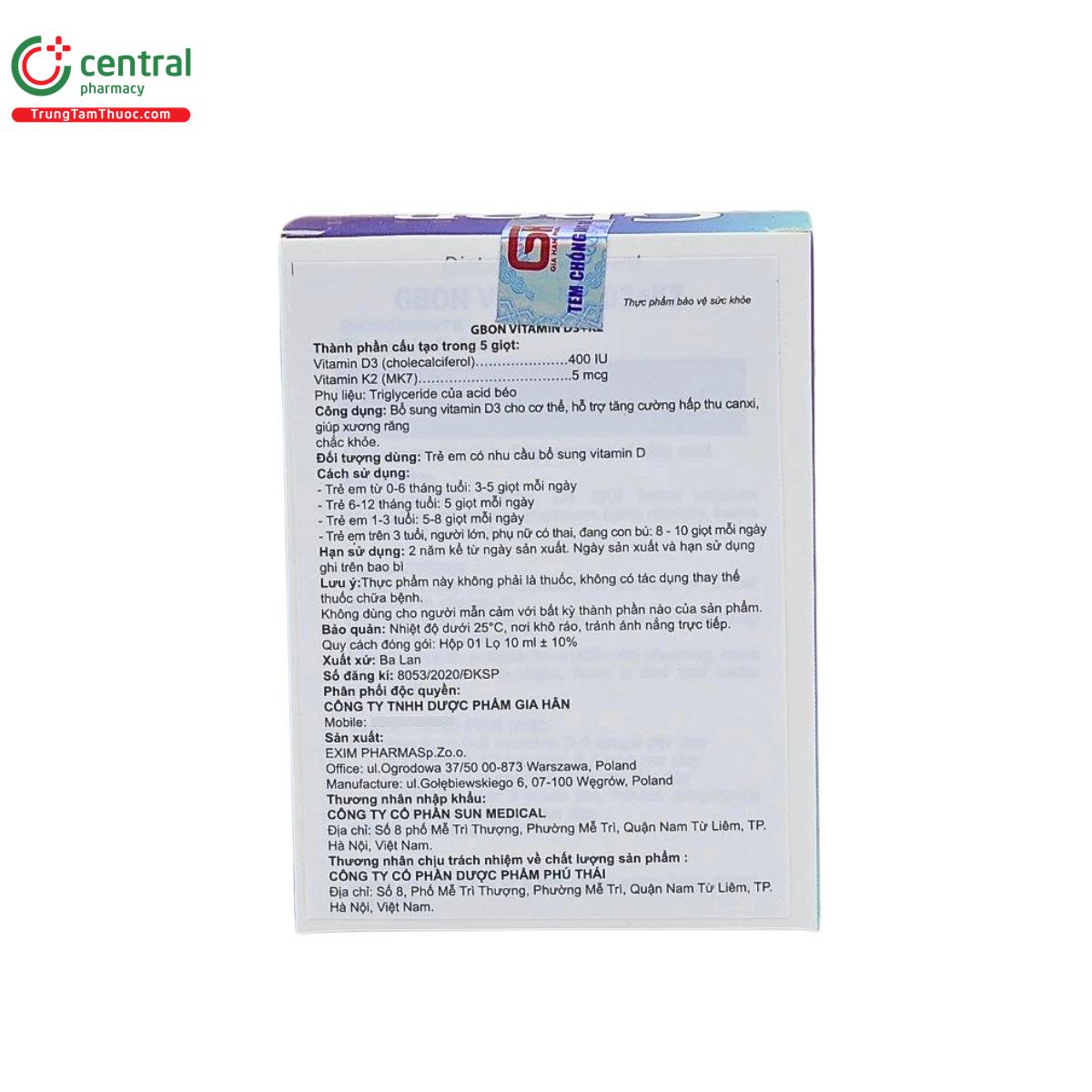 gbon vitamin d3 k2 4 R7884