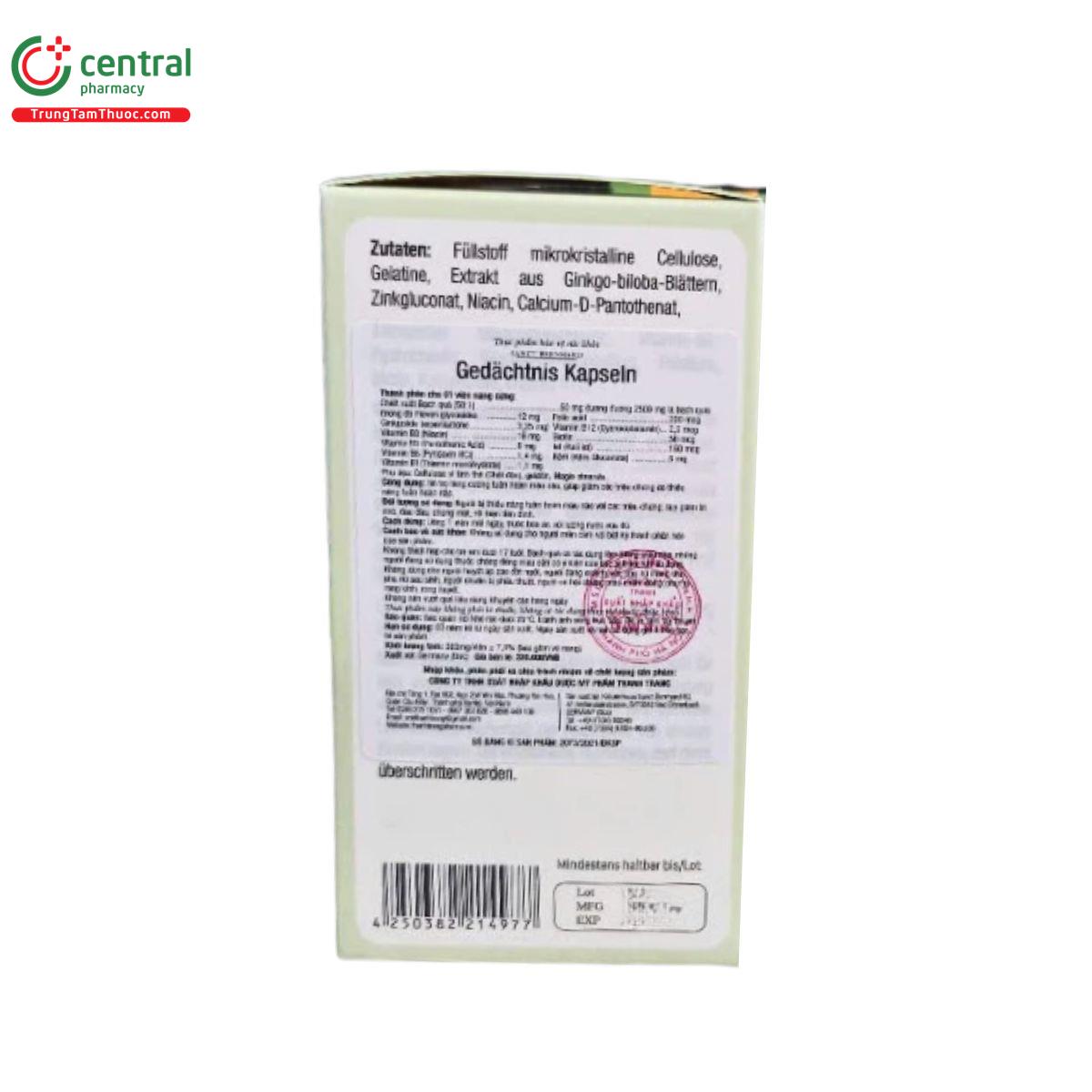 gedachtnis kapseln 3 Q6630