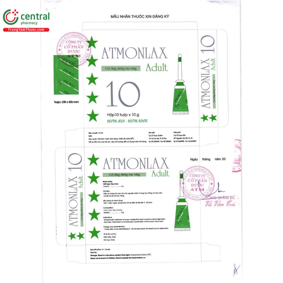 gel atmonlax 9 I3566 gel atmonlax 9 I3566
