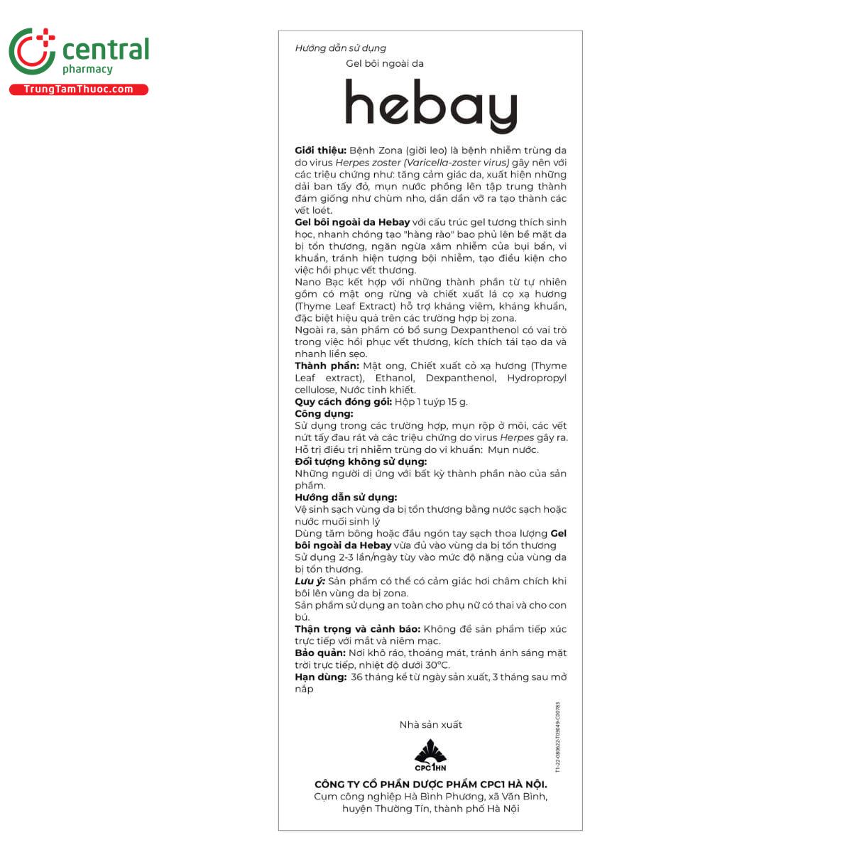 gel boi ngoai da hebay 15g 6 V8266