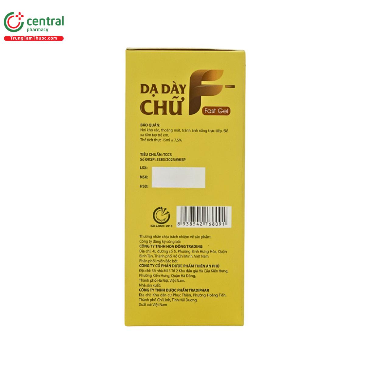 gel da day chu f 6 M4624