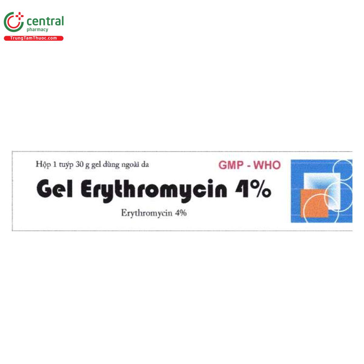 gel erythromycin M5404 gel erythromycin M5404
