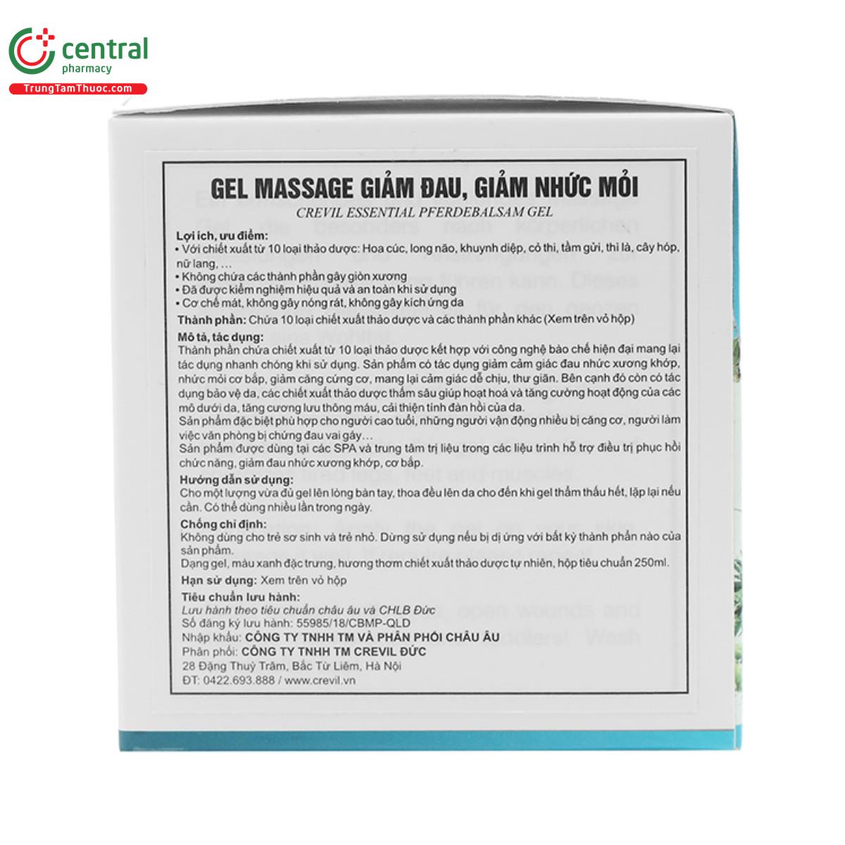 gel massage crevil essential pferdebalsam 250ml 5 N5768