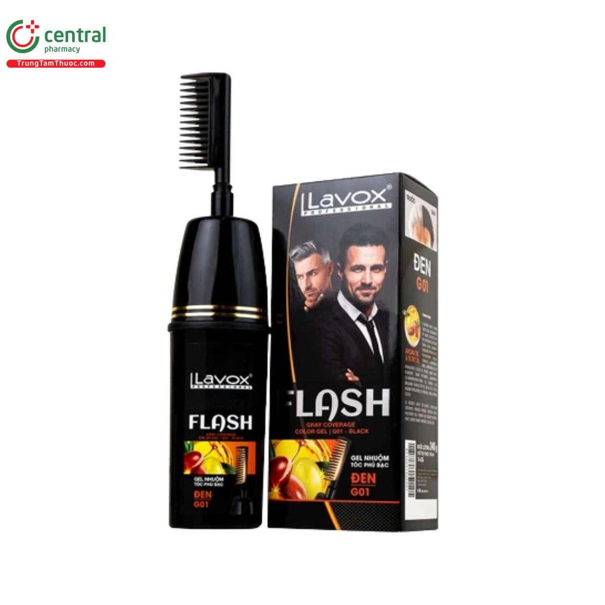 gel nhuom toc phu bac lavox flash den g01 3 B0728