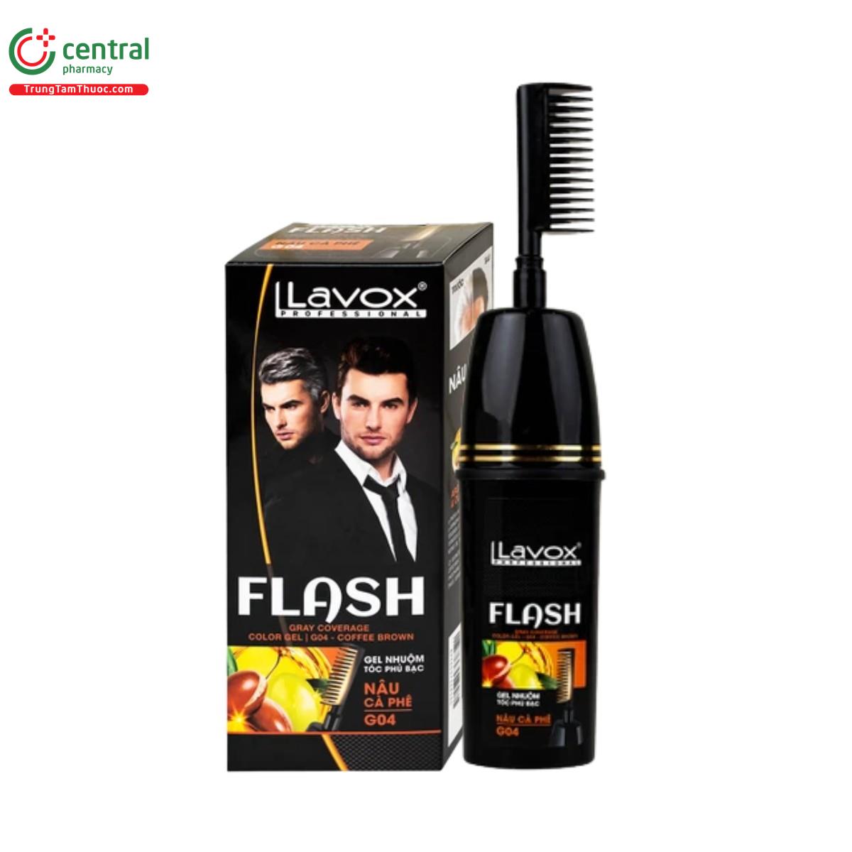 gel nhuom toc phu bac lavox flash nau ca phe g04 2 H3874