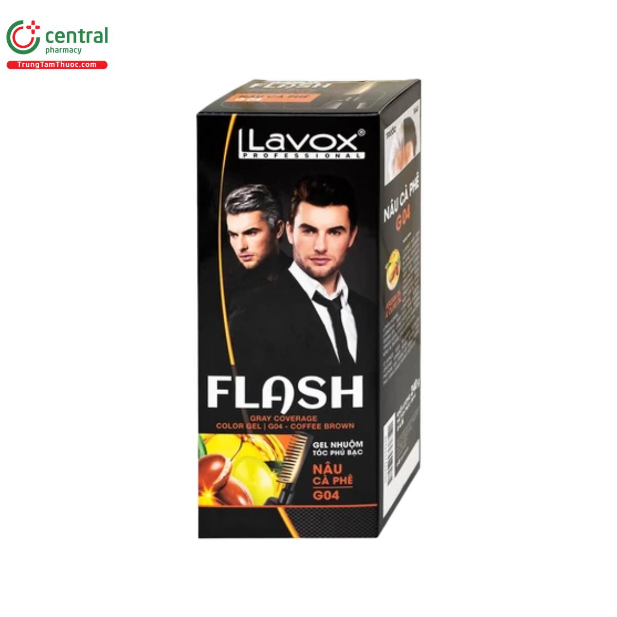gel nhuom toc phu bac lavox flash nau ca phe g04 5 R7765