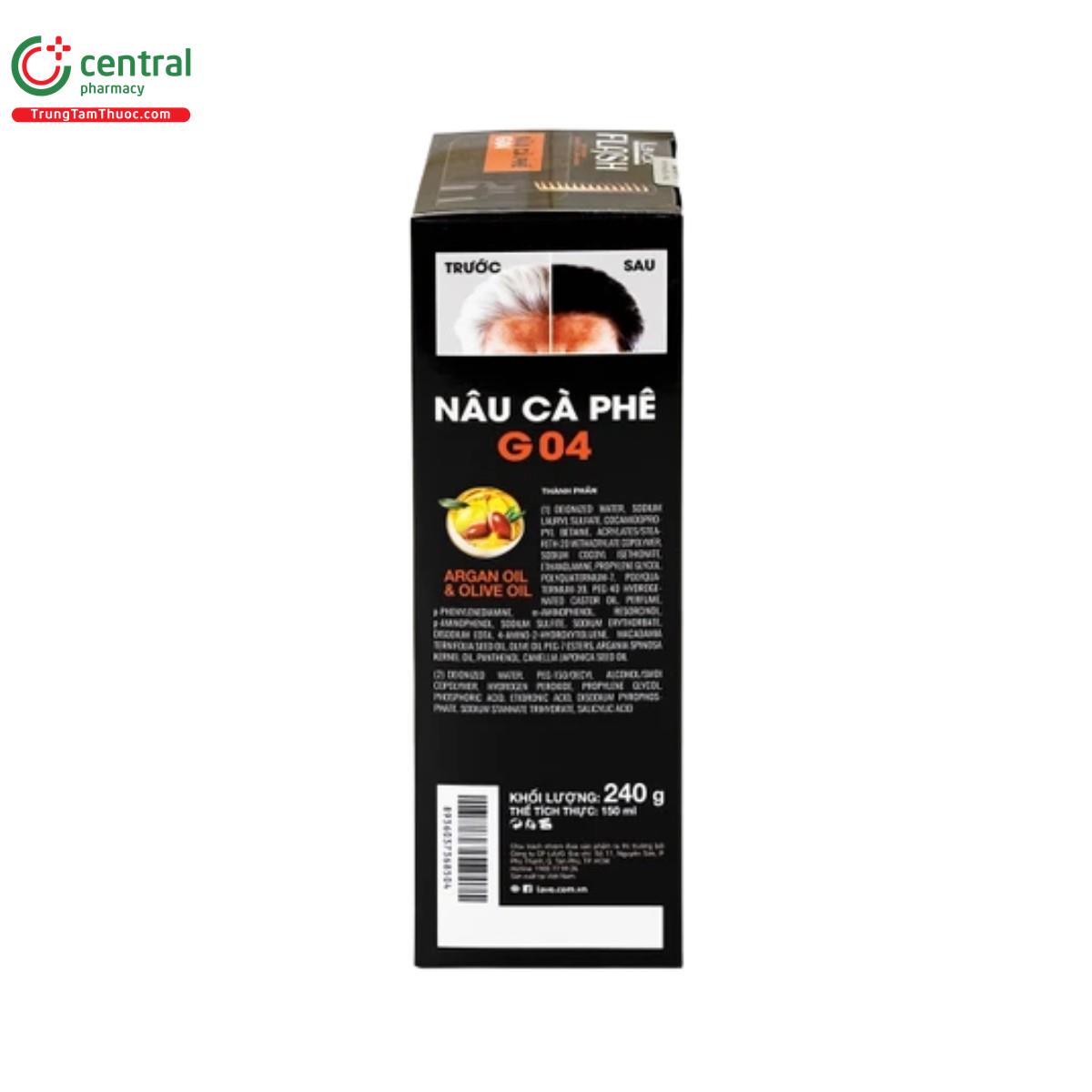 gel nhuom toc phu bac lavox flash nau ca phe g04 7 N5215