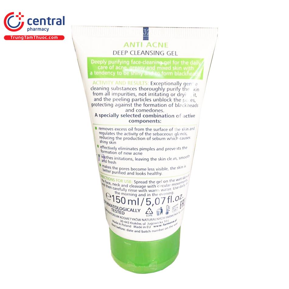 gel rua mat dermacos anti acne deep cleansin 12 U8330