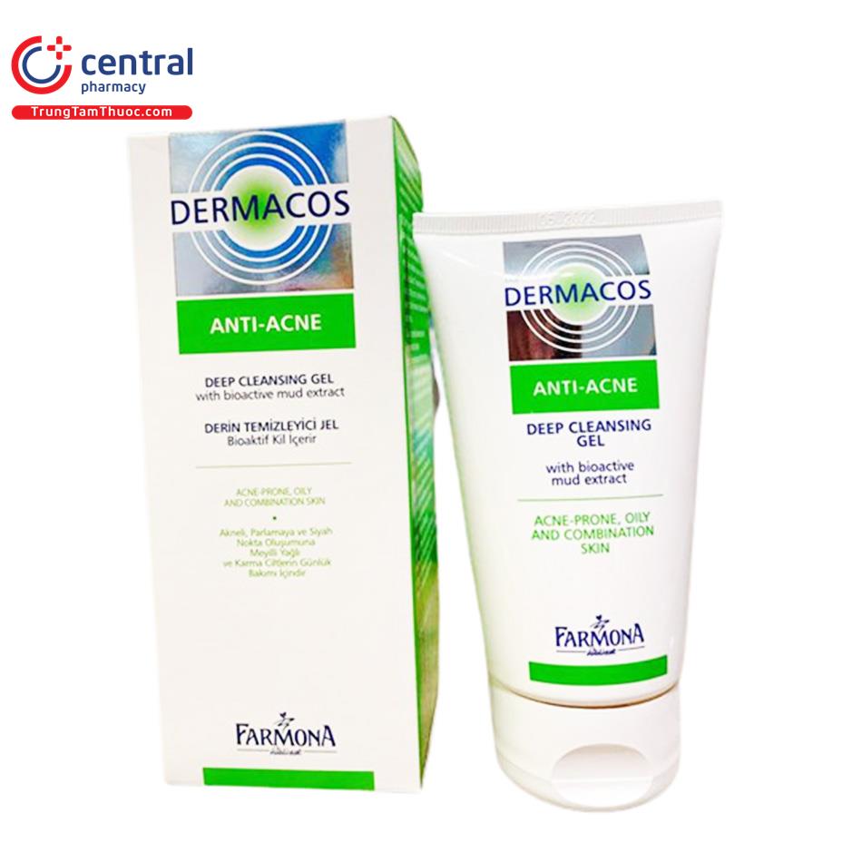 gel rua mat dermacos anti acne deep cleansin 2 V8370