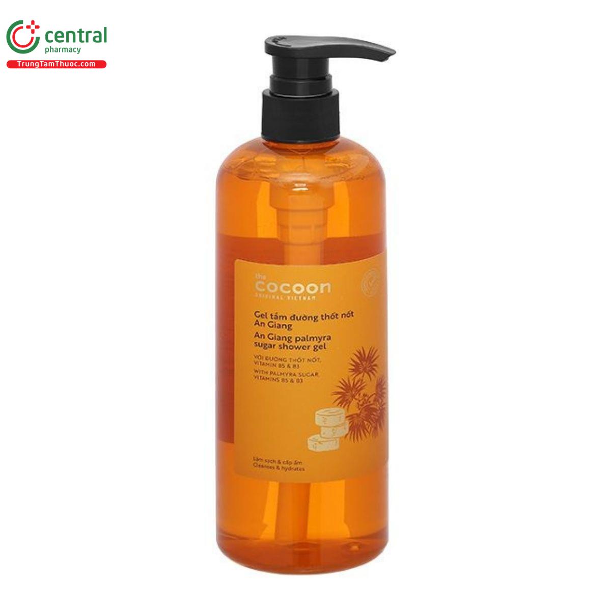 gel tam cocoon duong thot not chai 500ml 2 T8304 gel tam cocoon duong thot not chai 500ml 2 T8304