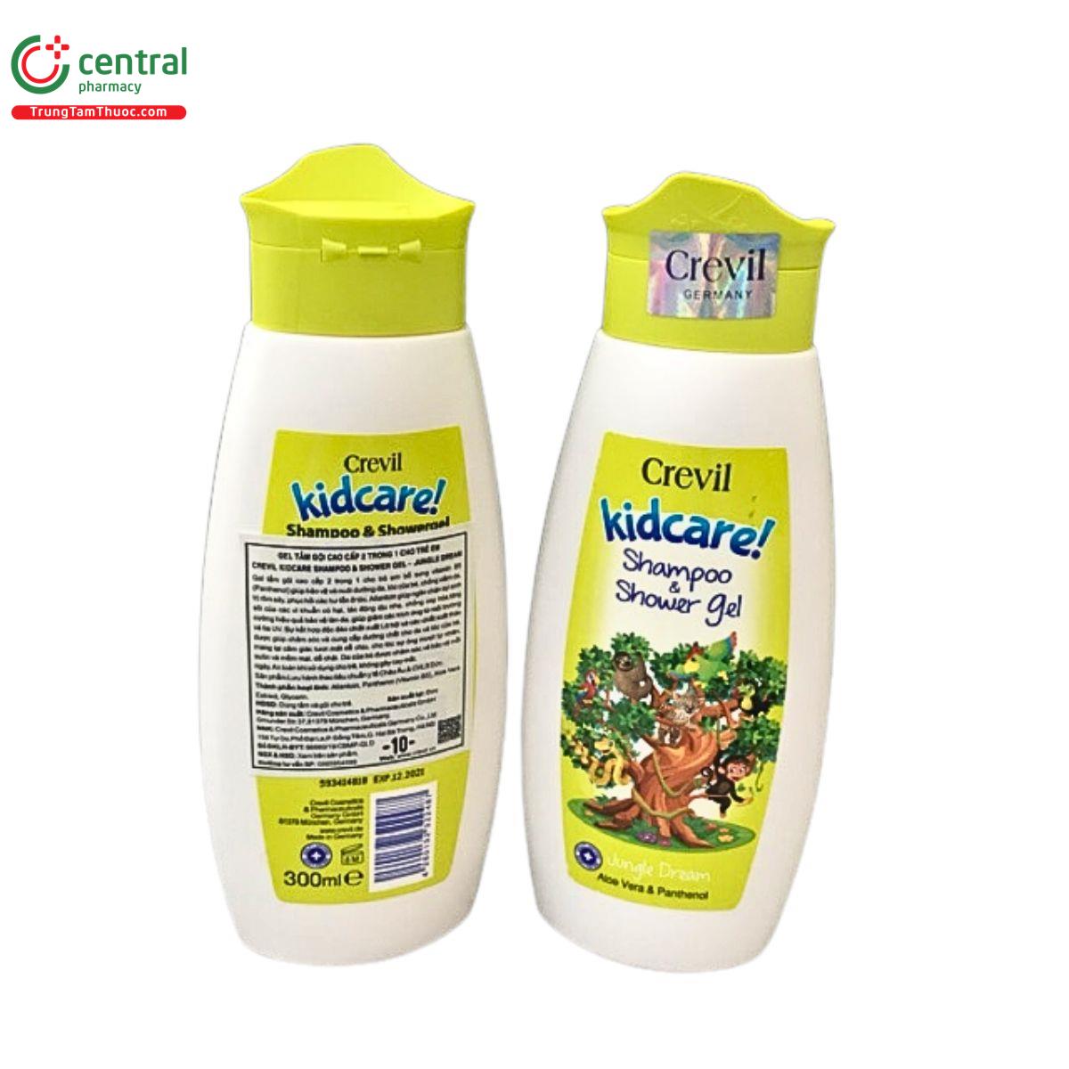 gel tam goi crevil kidcare shampoo shower gel 3 F2055