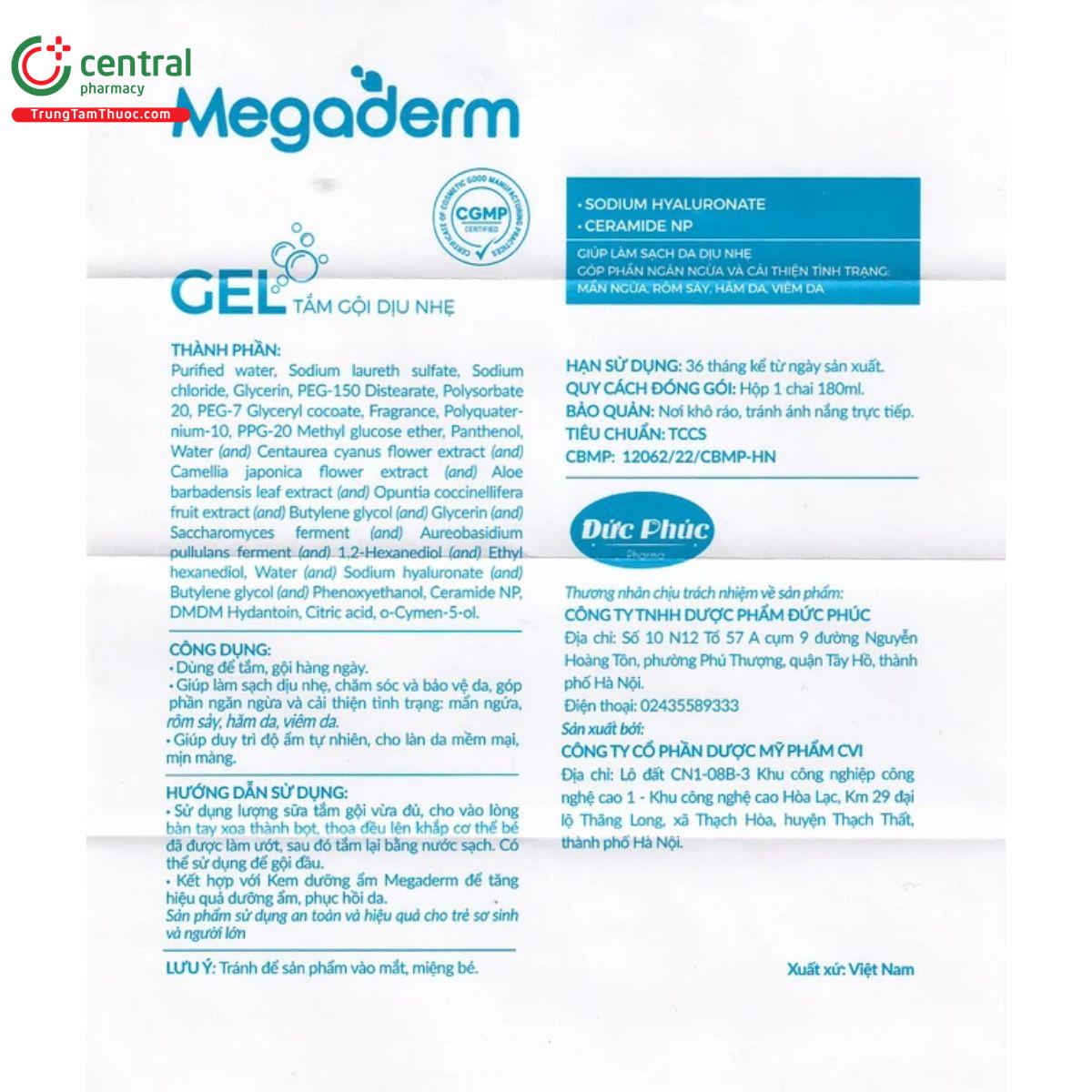 gel tam goi diu nhe megaderm 6 C0187 gel tam goi diu nhe megaderm 6 C0187