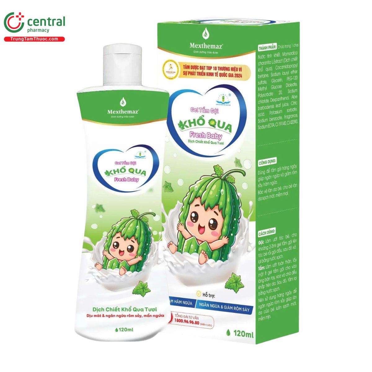 gel tam goi kho qua fresh baby 4 V8885 gel tam goi kho qua fresh baby 4 V8885