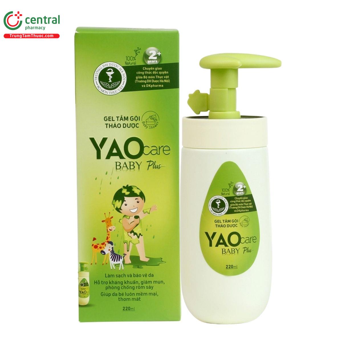 gel tam goi thao duoc yaocare baby plus 1 H3874