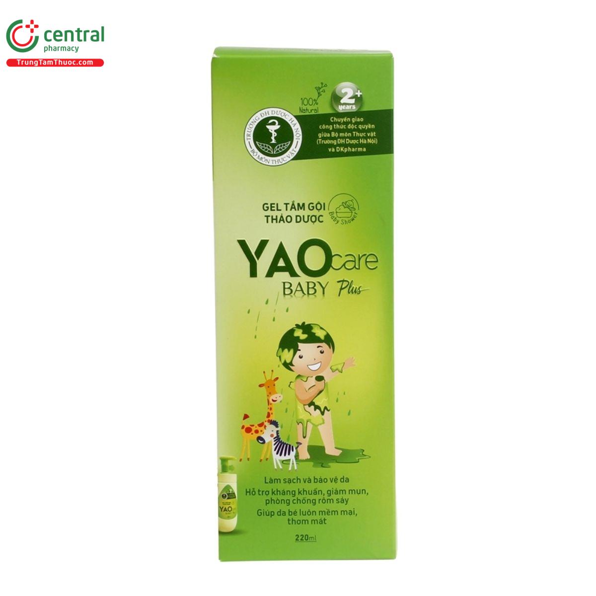 gel tam goi thao duoc yaocare baby plus 2 K4053