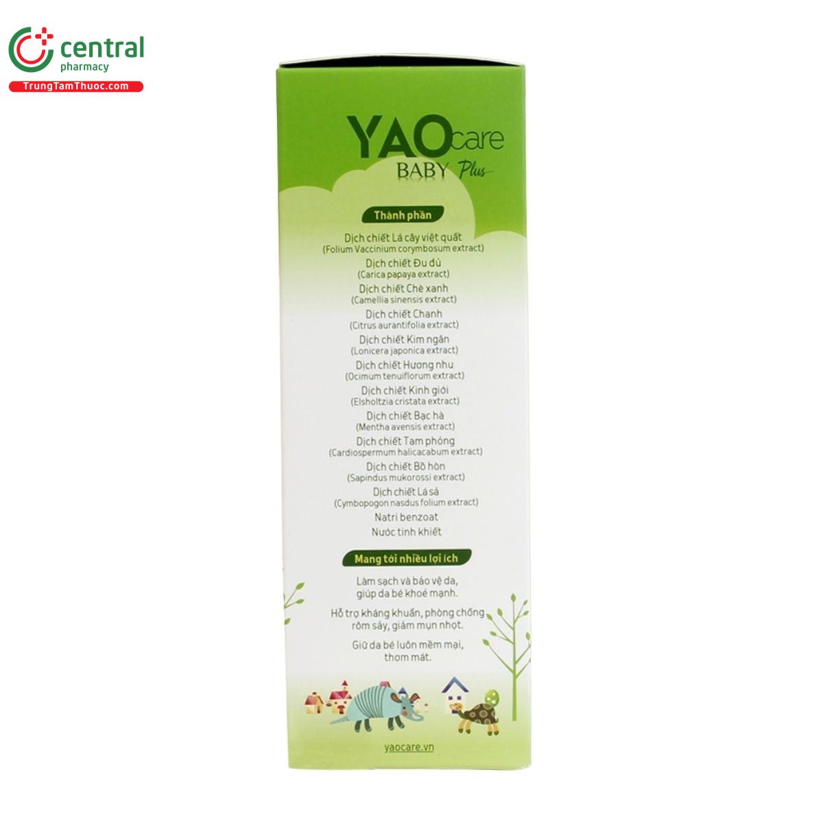 gel tam goi thao duoc yaocare baby plus 4 C0336