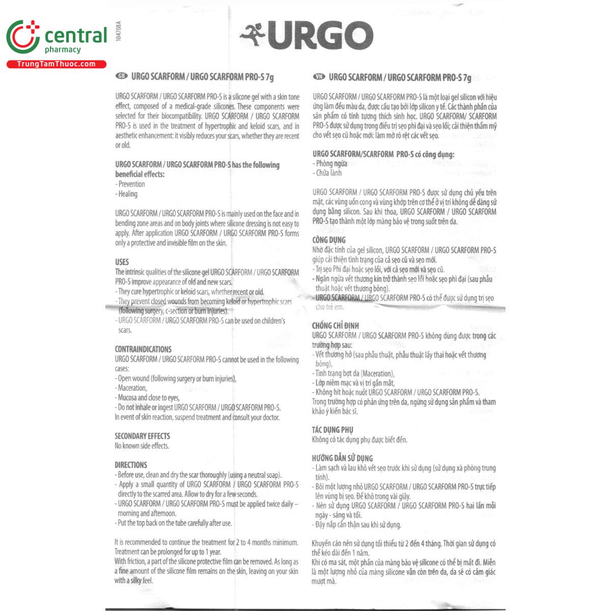 gel urgo scarform 7g 16 E1624