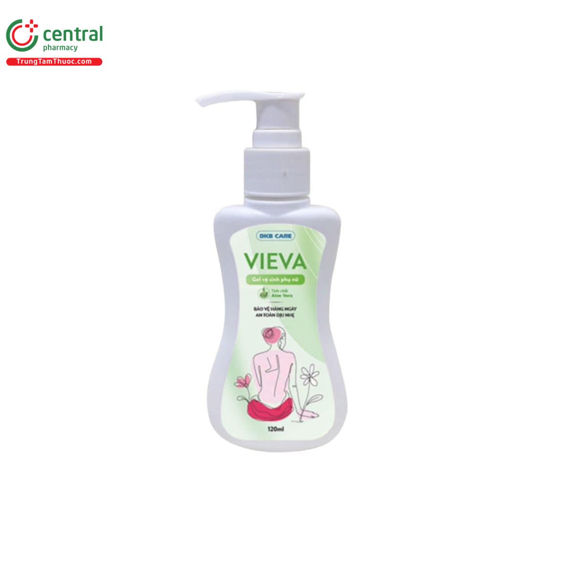 gel ve sinh phu nu vieva dkb care tinh chat aloe vera 120ml 9 U8534