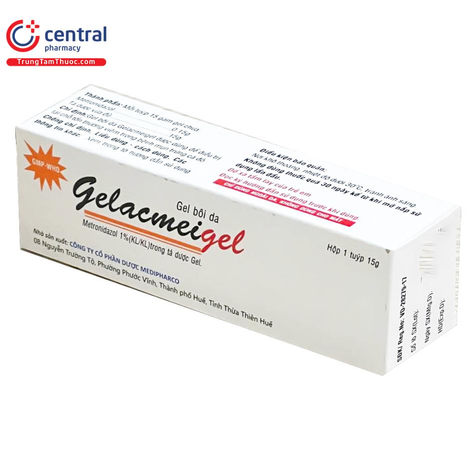 Thuốc Gelacmeigel 15g điều trị mụn trứng cá nhanh chóng nhất