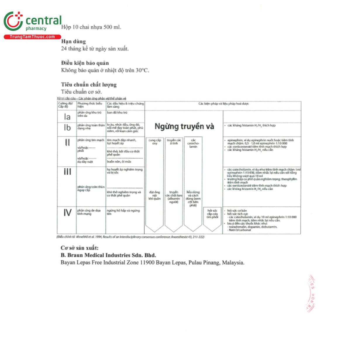 gelofusine 500ml 8 L4815 gelofusine 500ml 8 L4815