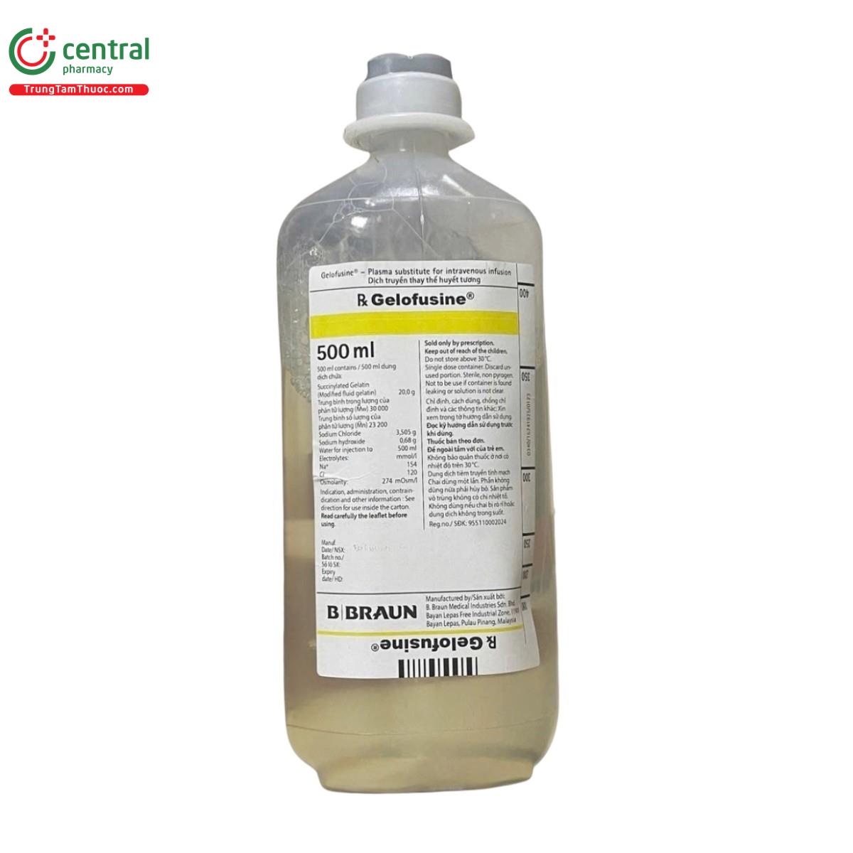 gelofusine 500ml 9 C1027 gelofusine 500ml 9 C1027