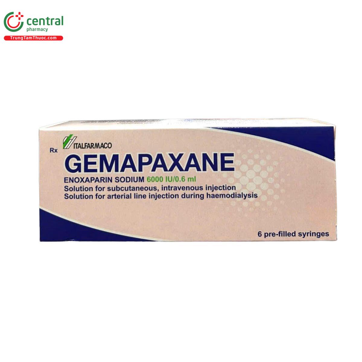 gemapaxane 6000 iu 06ml 2 T7103