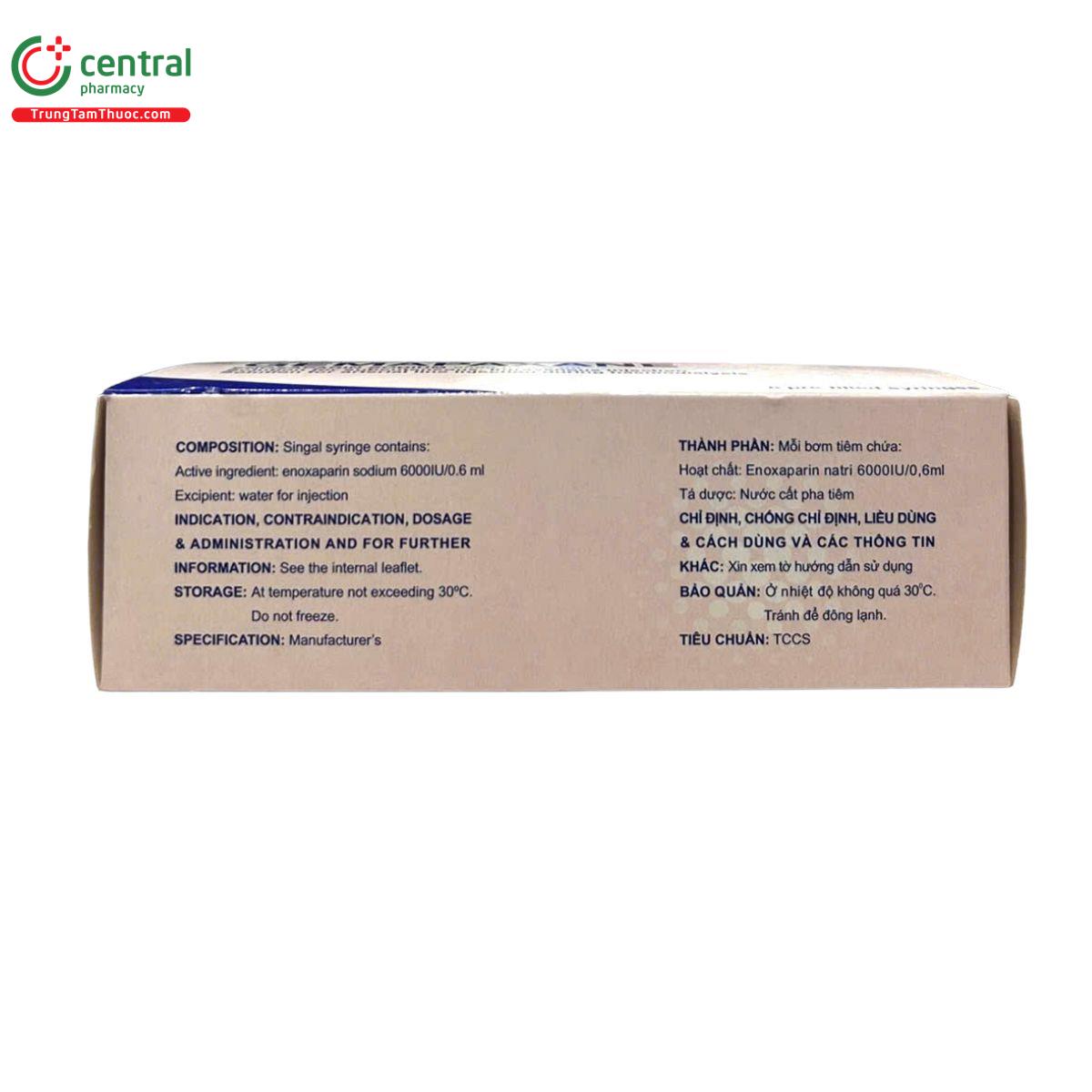 gemapaxane 6000 iu 06ml 6 E1830