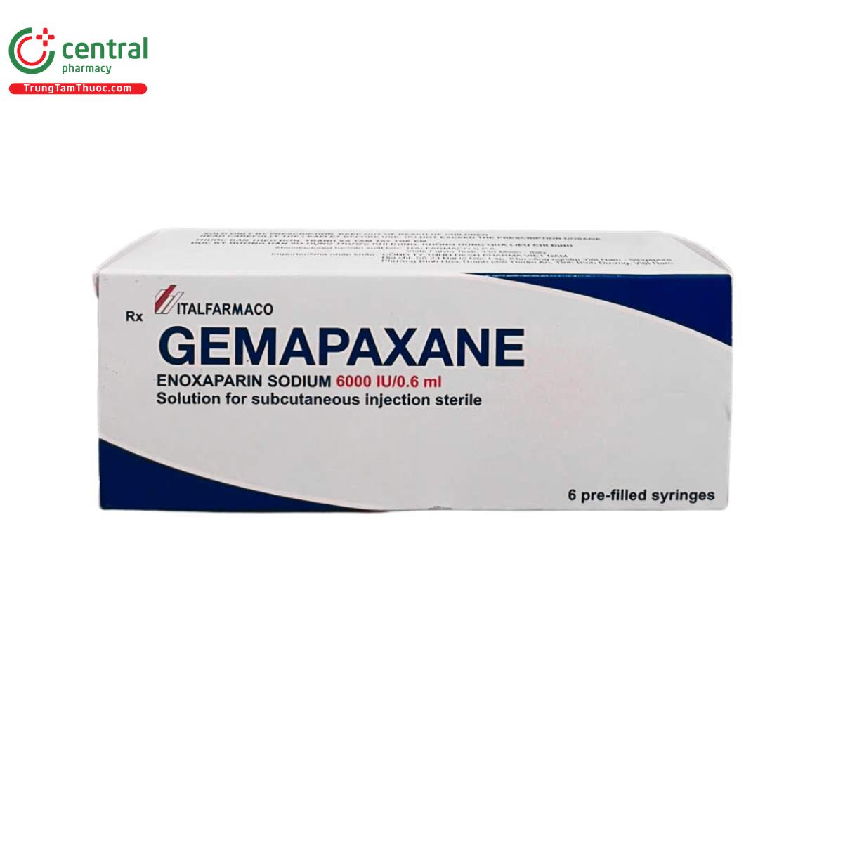 gemapaxane 6000iu 06 ml 2 G2620