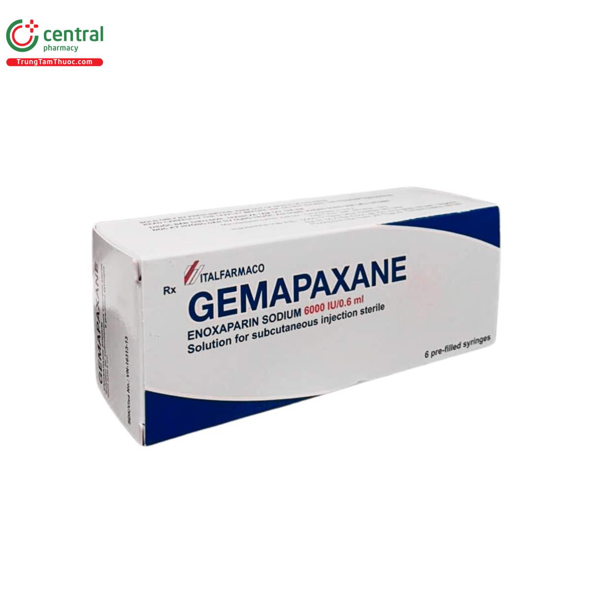 gemapaxane 6000iu 06 ml 5 P6518