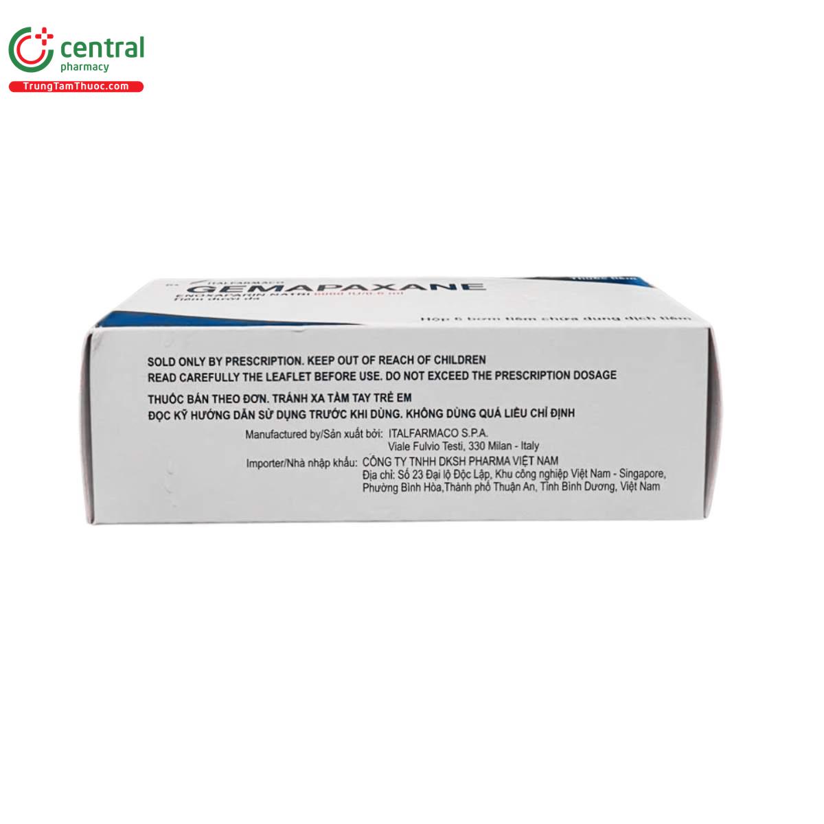 gemapaxane 6000iu 06 ml 7 E1827