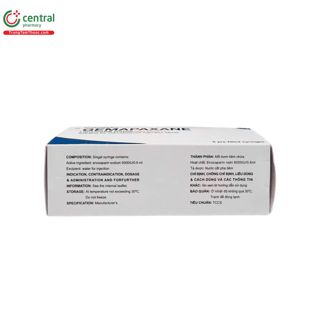 gemapaxane 6000iu 06 ml 8 F2421