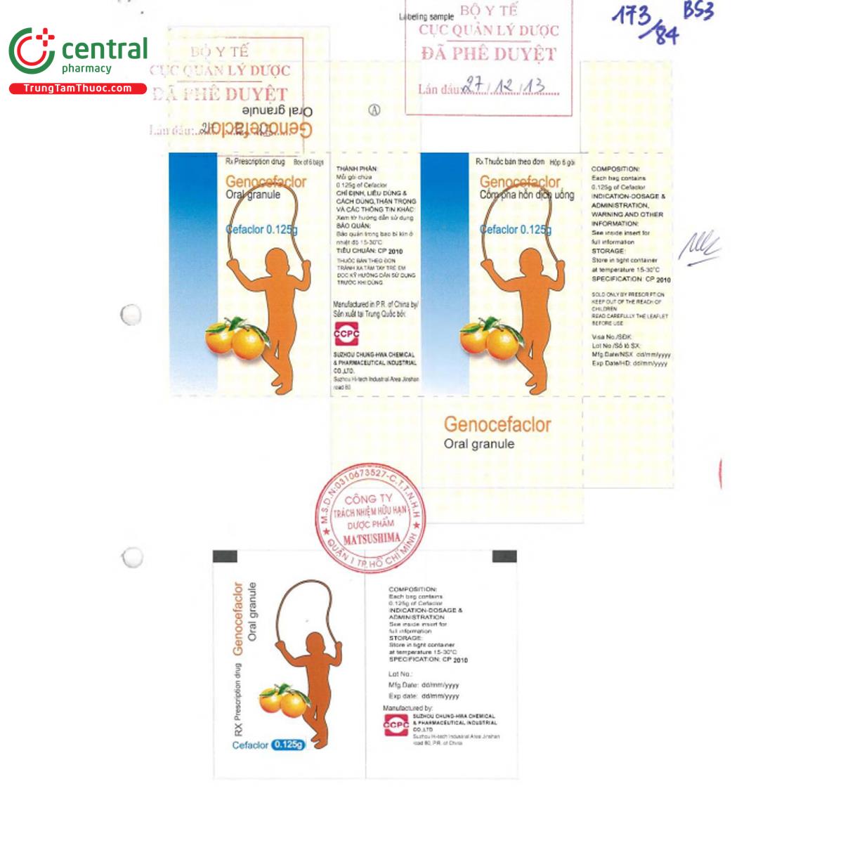 genocefaclor 125mg 3 G2613 genocefaclor 125mg 3 G2613