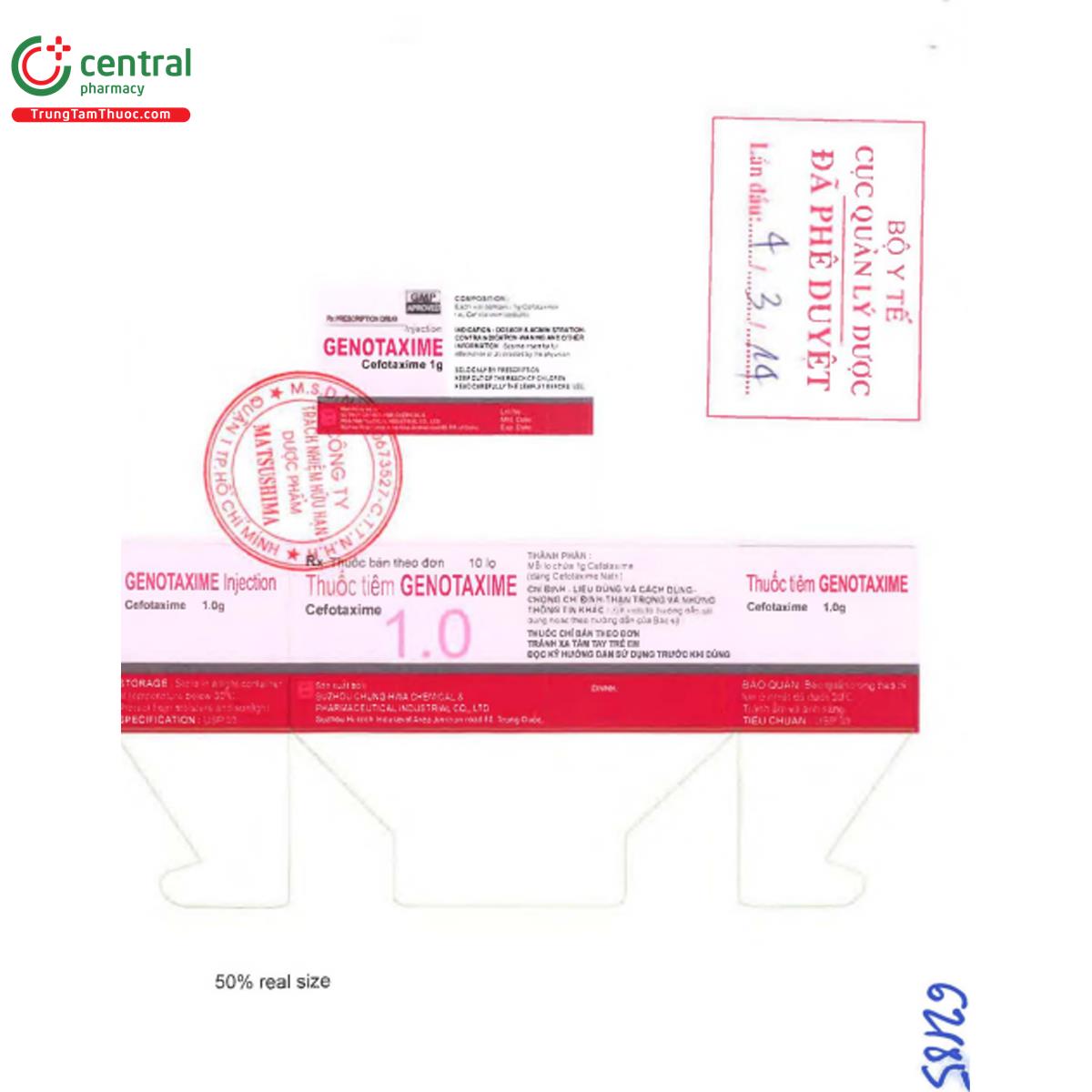 genotaxime 1g 3 B0783