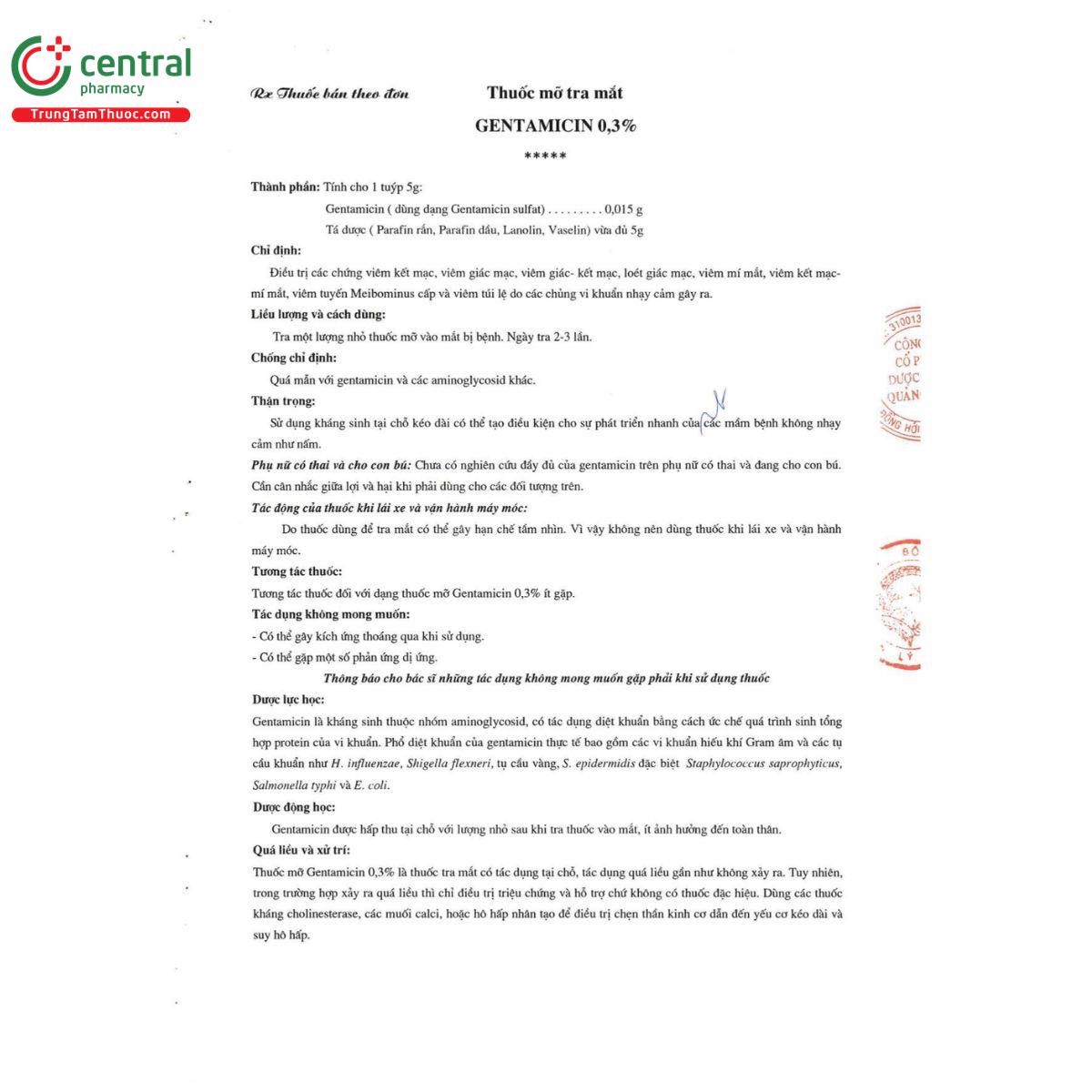 gentamicin 03 quapharco 7 U8038