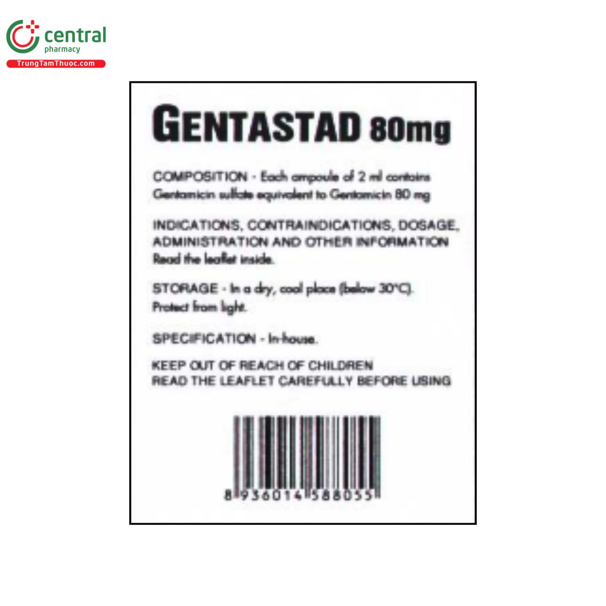 gentastad 80mg 4 E1252 gentastad 80mg 4 E1252