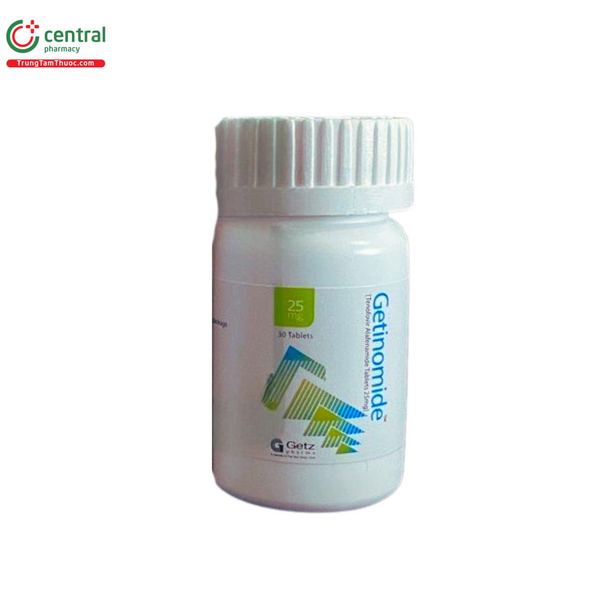 getinomide 25mg 4 D1372