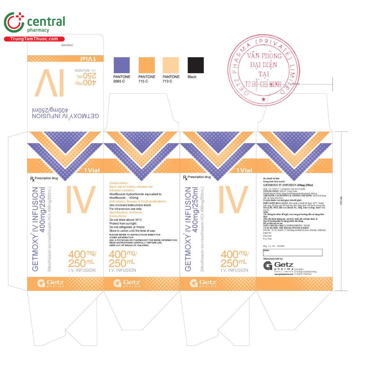 getmoxy iv infusion 400mg 250ml 2 U8433 getmoxy iv infusion 400mg 250ml 2 U8433