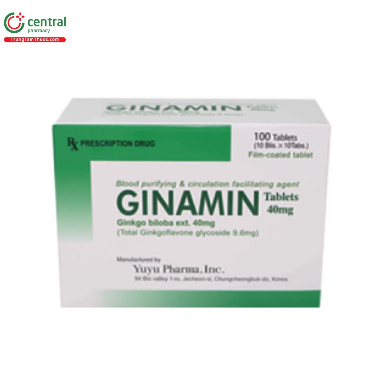 ginamin tablets 40mg 3 G2873