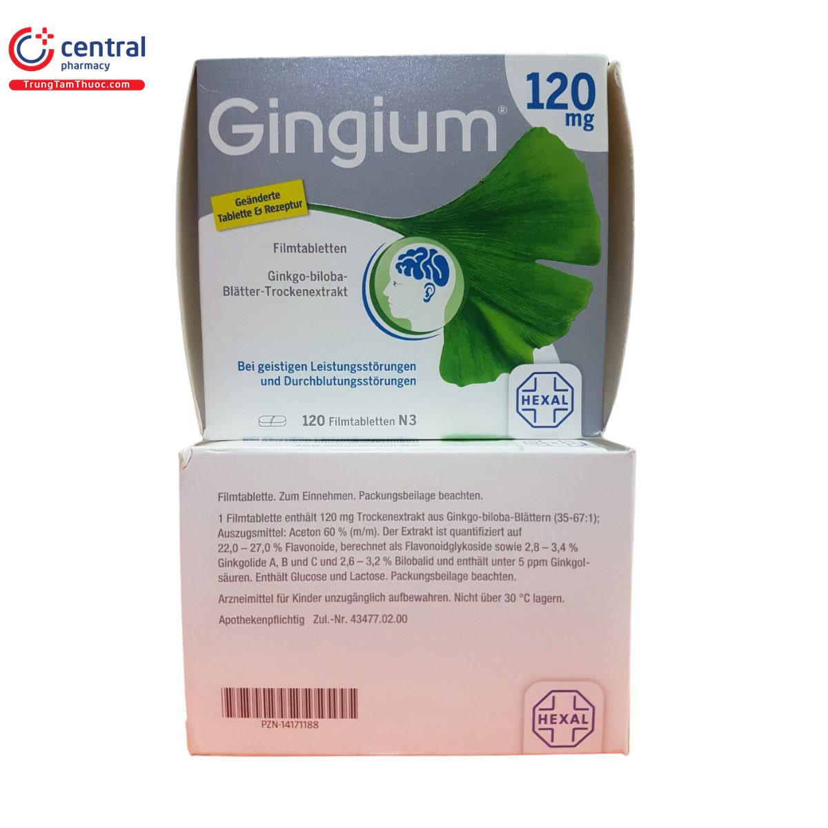 gingium 120mg 5 C1286