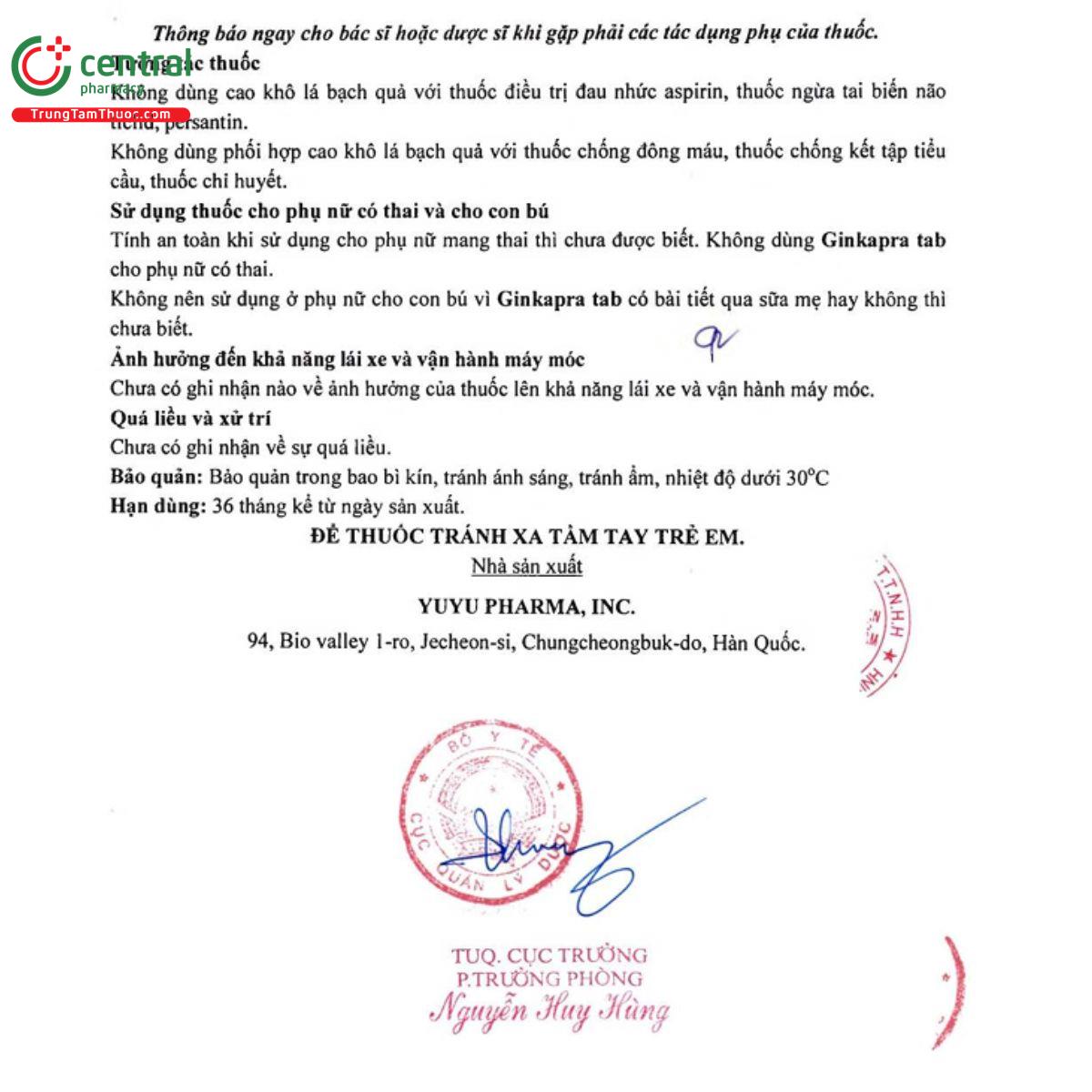 ginkapra tab 1 B0547 ginkapra tab 1 B0547