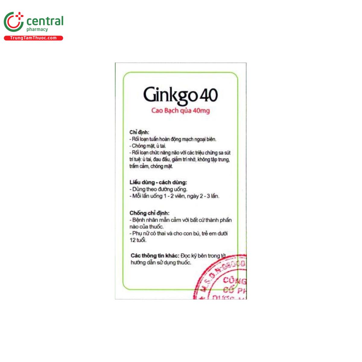 ginkgo 40 6 B0747