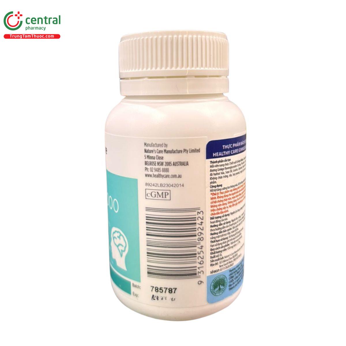 ginkgo biloba 2000 healthy care 4 V8828