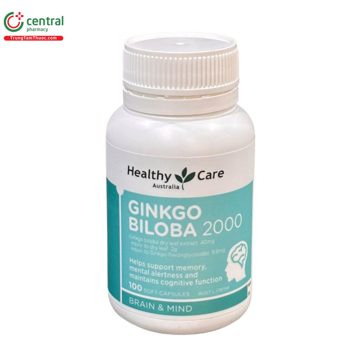 ginkgo biloba 2000 healthy care 5 G2555