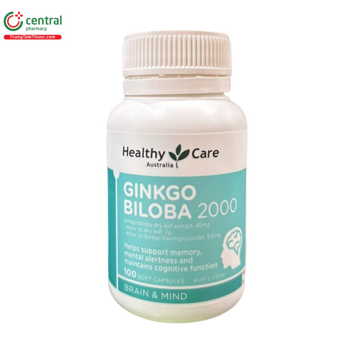 Ginkgo Biloba 2000 Healthy Care