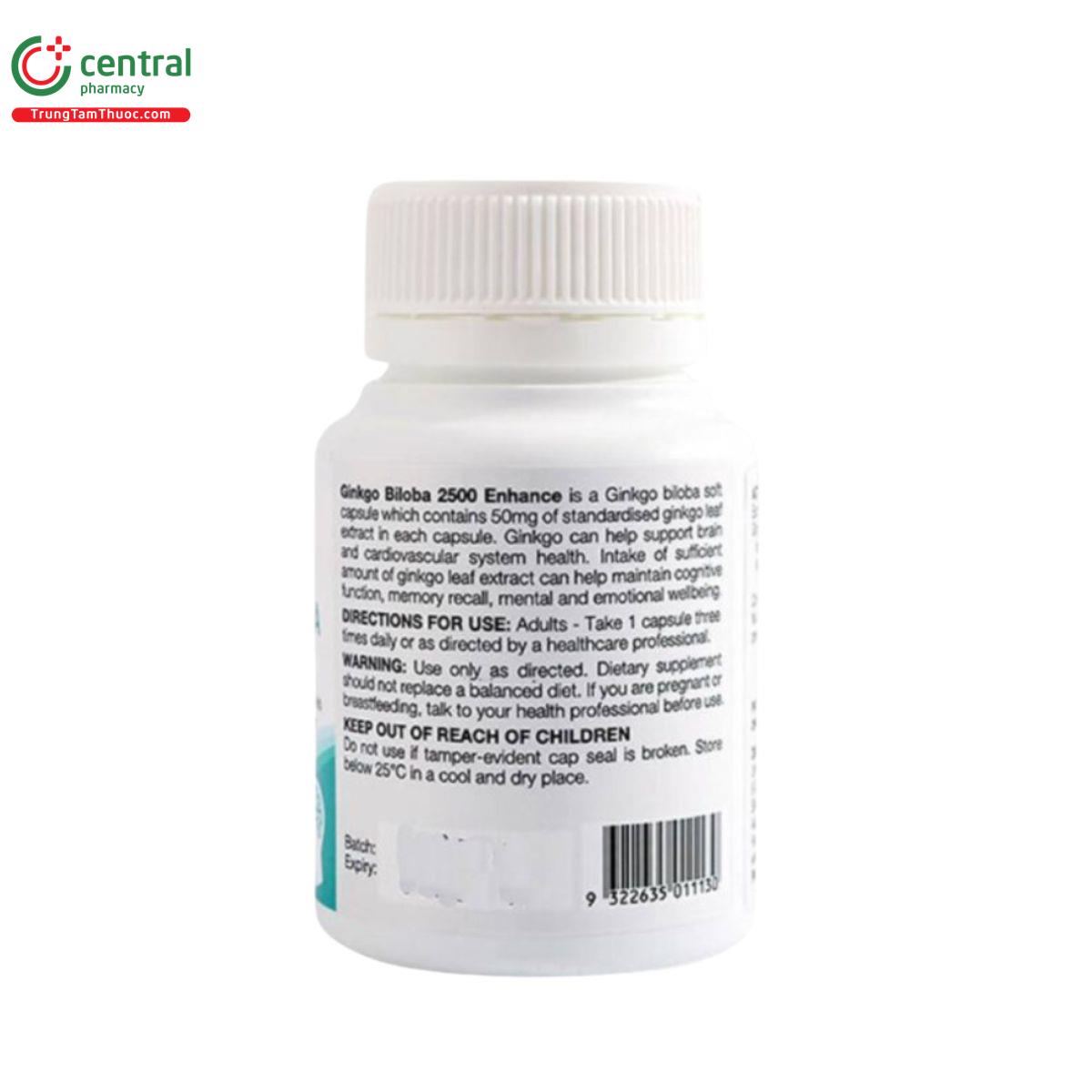ginkgo biloba 2500 enhance 3 U8001 ginkgo biloba 2500 enhance 3 U8001