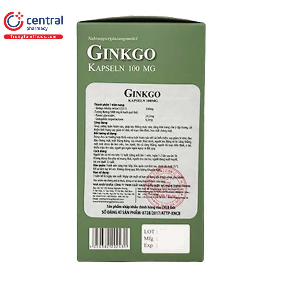 ginkgo kapseln 100mg 7 N5411