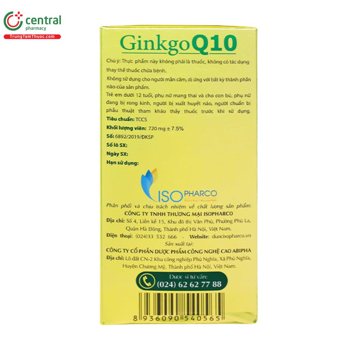 ginkgo q10 isopharco 8 E1216